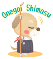 Naginata animal stickers (English) sticker #5983281