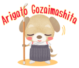 Naginata animal stickers (English) sticker #5983282