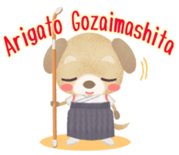 Naginata animal stickers (English) sticker #5983282