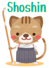 Naginata animal stickers (English) sticker #5983283