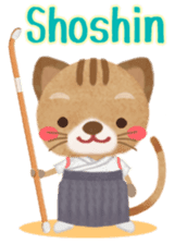 Naginata animal stickers (English) sticker #5983283