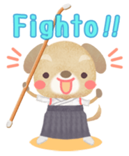 Naginata animal stickers (English) sticker #5983284