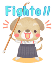 Naginata animal stickers (English) sticker #5983284