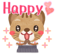 Naginata animal stickers (English) sticker #5983288