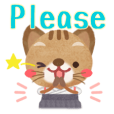 Naginata animal stickers (English) sticker #5983290