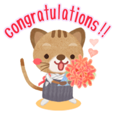 Naginata animal stickers (English) sticker #5983296