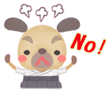 Naginata animal stickers (English) sticker #5983298