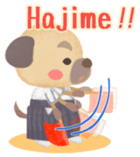 Naginata animal stickers (English) sticker #5983299