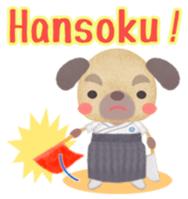 Naginata animal stickers (English) sticker #5983303