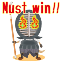 Naginata animal stickers (English) sticker #5983304