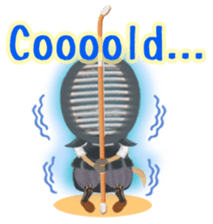 Naginata animal stickers (English) sticker #5983308