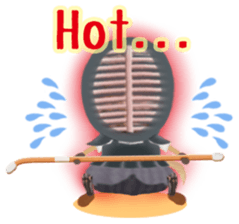 Naginata animal stickers (English) sticker #5983309