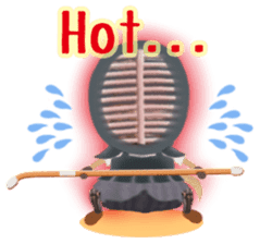 Naginata animal stickers (English) sticker #5983309