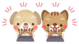 Naginata animal stickers (English) sticker #5983312