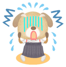 Naginata animal stickers (English) sticker #5983314