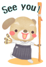 Naginata animal stickers (English) sticker #5983319