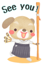 Naginata animal stickers (English) sticker #5983319