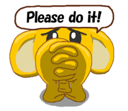 Aikari Elephant for English sticker #5983443