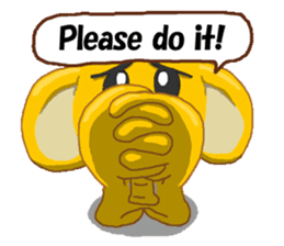 Aikari Elephant for English sticker #5983443