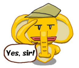 Aikari Elephant for English sticker #5983446