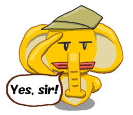 Aikari Elephant for English sticker #5983446
