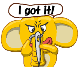 Aikari Elephant for English sticker #5983449