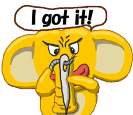 Aikari Elephant for English sticker #5983449