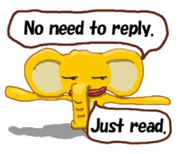 Aikari Elephant for English sticker #5983454