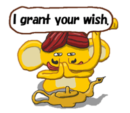 Aikari Elephant for English sticker #5983460