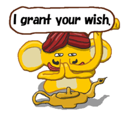 Aikari Elephant for English sticker #5983460