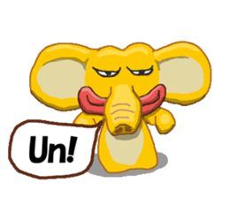 Aikari Elephant for English sticker #5983464