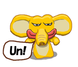 Aikari Elephant for English sticker #5983464