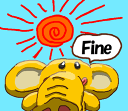 Aikari Elephant for English sticker #5983468
