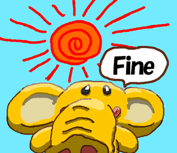 Aikari Elephant for English sticker #5983468