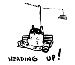 SNOWBOARDING Raccoon sticker #5984048