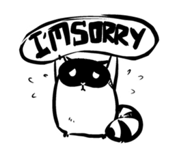 SNOWBOARDING Raccoon sticker #5984053