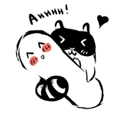 SNOWBOARDING Raccoon sticker #5984056