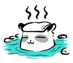 SNOWBOARDING Raccoon sticker #5984068