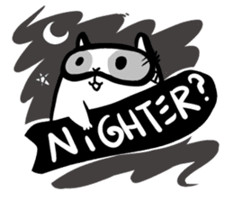 SNOWBOARDING Raccoon sticker #5984075