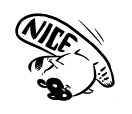 SNOWBOARDING Raccoon sticker #5984078