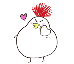 Funky chicken sticker #5984886