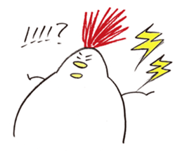 Funky chicken sticker #5984887