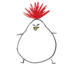 Funky chicken sticker #5984890