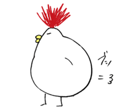 Funky chicken sticker #5984891