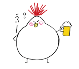 Funky chicken sticker #5984893