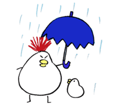 Funky chicken sticker #5984897