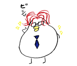 Funky chicken sticker #5984898