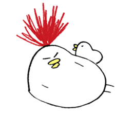 Funky chicken sticker #5984903