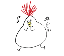 Funky chicken sticker #5984905