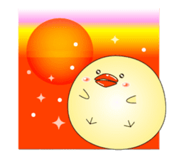 The chick which is one's own pace sticker #5985043